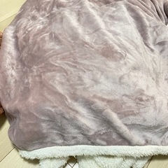 決まりました。シングル 毛布 ブランケットあげます。