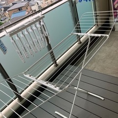 IKEA洗濯用品 物干し竿、ロープ