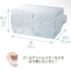 グラスハーモニー600ガラス製クリアケージ