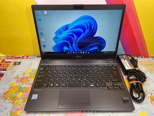 JC03266　美品 富士通 LIFEBOOK U938/S タッチパネル FHD ノートPC　Win11