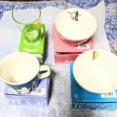 未使用品　ムーミン食器セット ４点