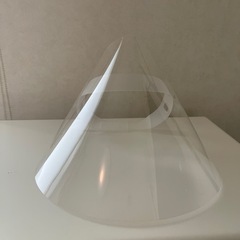 大量(約3000枚？) フェイスシールドの画像