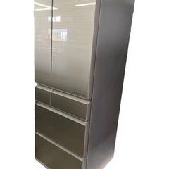 NO.1374【2020年製】Panasonic ノンフロン冷凍冷蔵庫 NR-F556HPX-N 550L 冷蔵399L冷凍151L 6ドア 動作確認済み 中古