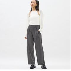 GU タックワイドパンツ 2本セット