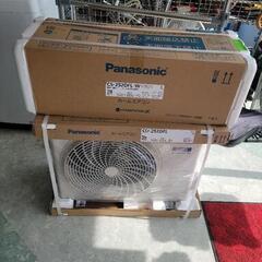 【未使用】Panasonic　パナソニック　8畳用エアコン　CS-252DFL　標準取付工事代込　中古　リサイクルショップ宮崎屋住吉店24.4.30ｋ