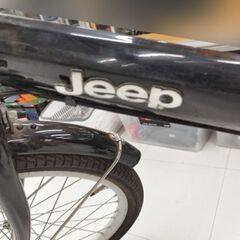 ジープ 現状品 折りたたみ自転車 20インチ 6段変速 ブラック 変速不調