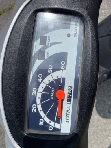 レッツ2 前タイヤ新品 1,177km