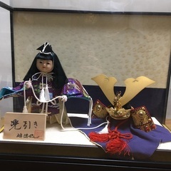 五月人形 兜引き 古代人形 7号 峰徳作 端午の節句 子供の日