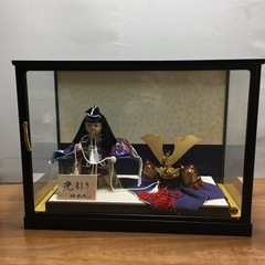 五月人形 兜引き 古代人形 7号 峰徳作 端午の節句 子供の日の画像