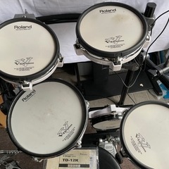 中古美品Roland TD-12電子ドラム Roland TD-12電子ドラムセット。の画像