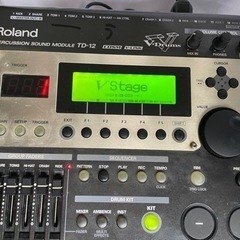 中古美品Roland TD-12電子ドラム Roland TD-12電子ドラムセット。の画像