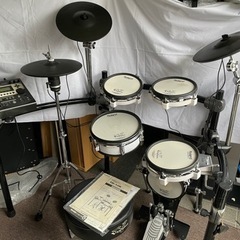 中古美品Roland TD-12電子ドラム Roland TD-12電子ドラムセット。の画像