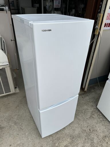 【動作保証あり】TOSHIBA 東芝 2023年 GR-U15BS 153L 2ドア 冷凍冷蔵庫【管理KRR614】