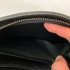 ☆値下げ☆O2404-989 PLAYBOY ミニクラッチバッグ セカンドバッグ ブラック 汚れ有りの画像