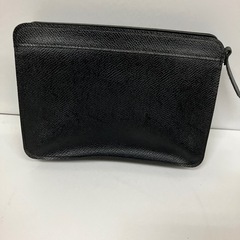 ☆値下げ☆O2404-989 PLAYBOY ミニクラッチバッグ セカンドバッグ ブラック 汚れ有りの画像