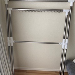 【ハンガー付き（最大30個）】折りたたみ式物干しの画像