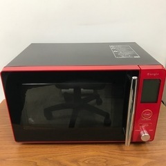 K2404-992　e-angle 電子レンジ  ANG-MO-A5（R） 2020年製 キズ汚れ有り