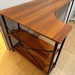 PCデスク　L字型の画像
