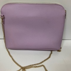 ☆値下げ☆N2404-982 Luria 4°c チェーンバッグ ピンク/ホワイト キズ汚れ有りの画像