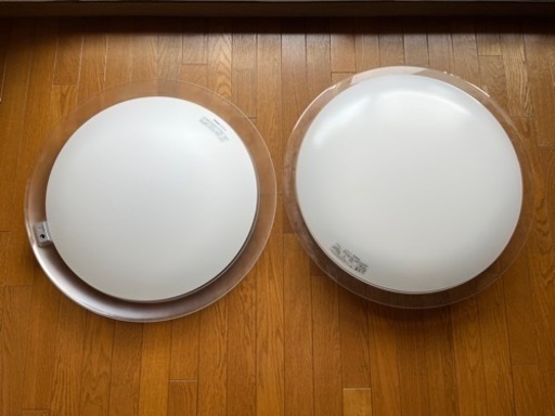 LEDシーリングライト　リモコン付き　2台セット