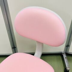 【新品 未使用品】関家具 学習チェア ミオル ピンク イス 高さ調節可能 回転式(ZI)の画像