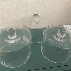 ガラスカバー　食器　　フードカバーの画像