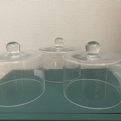 ガラスカバー　食器　　フードカバー