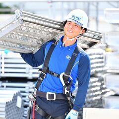 【未経験大歓迎／福岡県古賀市】足場スタッフ／家賃補助あり／入社祝...