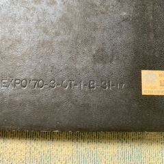 昭和レトロ　1970年 大阪万博 額縁 EXPO'70  スタンプコレクションの画像