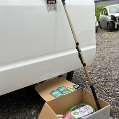 【終了しました】釣り竿　反転バケツ　針　浮き　重し他の画像