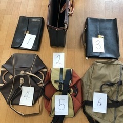 カバンとバッグ6点
