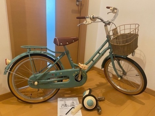 子供自転車ブリヂストンHACCHI 18インチグリーン