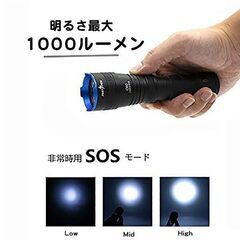 【新品未使用】懐中電灯　防災　備え　自然災害　備蓄の画像