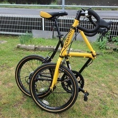 折りたたみ自転車の画像