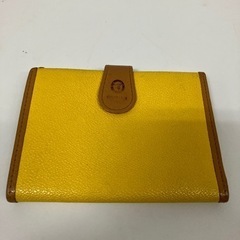 K2404-1001 TRUSSARDI 2つ折り財布 イエロー...