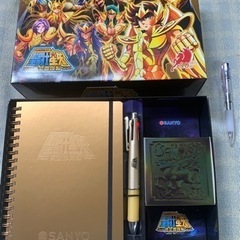 サンヨー　聖闘士星矢　ノートメモ帳ボールペンセットの画像