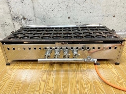 業務用 焼台 回転焼き器 40穴 大型焼き器 今川焼き プロパンガス