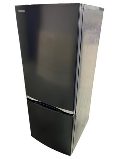 NO.1376《お値下げ中!!》【2020年製】TOSHIBA ノンフロン冷凍冷蔵庫 GR-R15BS (K) 153L 冷蔵110L冷凍43L 動作確認済み 中古