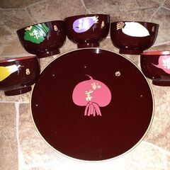 新品未使用　盆付汁椀セットの画像