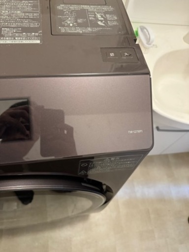 稼働品☆TOSHIBA 東芝 ZABOON ザブーン ドラム式洗濯乾燥機 TW-127XP1 左開き 洗濯12kg/乾燥7kg ボルド