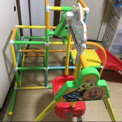 アンパンマン  ジャングルジム ブランコ おもちゃ 遊具の画像