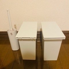美品！無印良品　ミニゴミ箱・ハンディモップセット