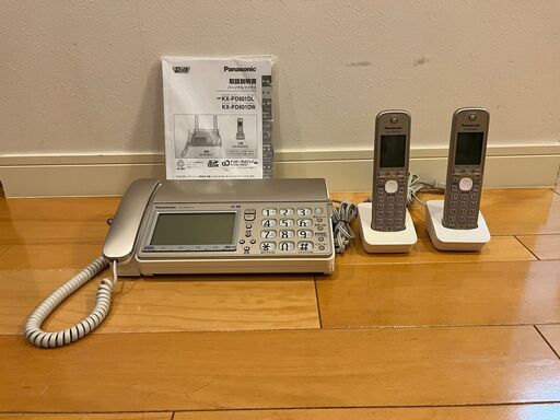 【値下】Panasonic パナソニック 普通紙 FAX ファックス ファクシミリ 電話機 固定電話 KX-PD601DW-N