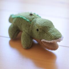 ワニのぬいぐるみの画像