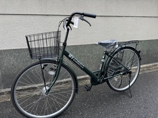 大阪府　パナソニック　黒のシティタイプ電動アシスト自転車　27インチ 137 パナソニック新機種電動アシスト自転車viviDX city27インチ