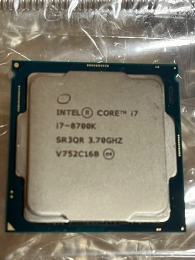 【取引先決定しました】CPU i7-8700k