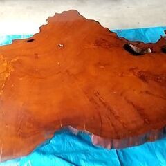 屋久杉テーブル(難ありです)