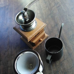ドリップセット　カリタ手動式ミル　ドリップポット　金属製ドリッパー