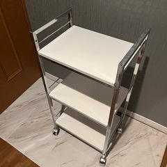 キッチンワゴン　収納棚の画像