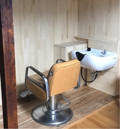 【取引中】シャンプー台・シャンプーセット椅子・一式セット・美容室・理容室